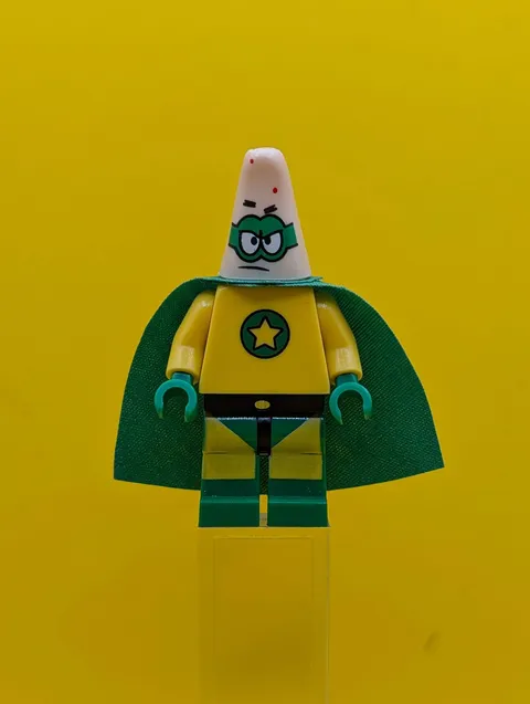 Patrick bob026 Super Hero Spongebob SquarePants Lego Minifigure