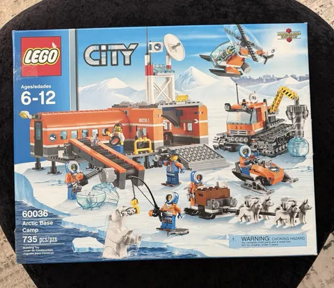 LEGO City Arctic Base Camp 60036 – NEW SEALED – Retired – Box Wear / Tape Tears