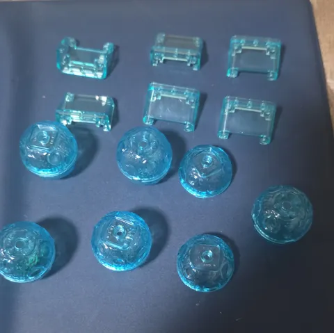 LEGO Bulk Lot Artic Balls Mixed Parts Plastic 13 PCS