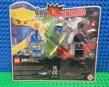 LEGO Jay vs Nindroid Minifigure Blister Pack 112219 Ninjago CMF Lot Rare Retired