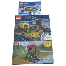 LEGO Instruction Manuals Lot of 19 City Creator Classic Chima Harry Potter Mixed