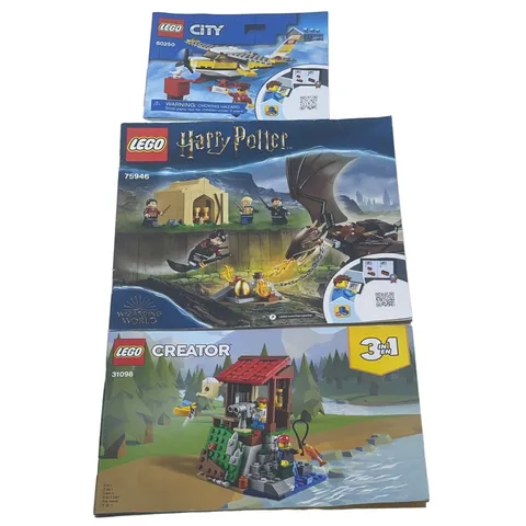 LEGO Instruction Manuals Lot of 19 City Creator Classic Chima Harry Potter Mixed