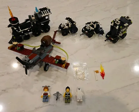 LEGO Monster Fighters 9467 The Ghost Train - RETIRED Set - Almost Complete