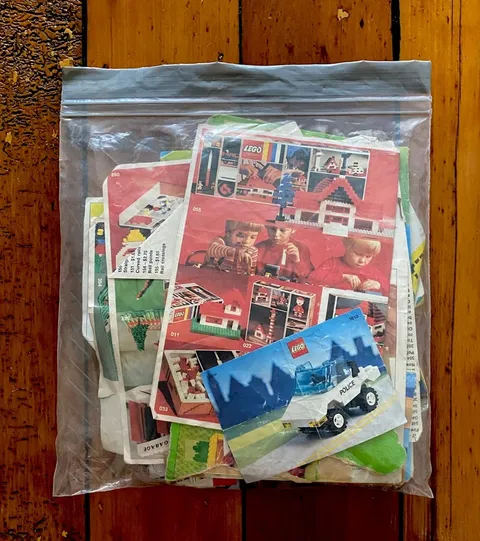 LEGO Instruction Manuals Vintage Lot Bundle Fabuland Mixed Brochures Booklets