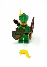 LEGO Castle Forestman cas123a Minifigure Complete Shield Bow Quiver 6103 # 3