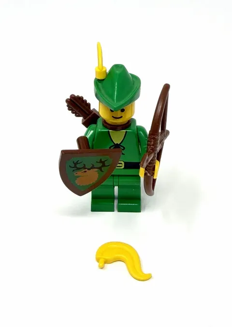 LEGO Castle Forestman cas123a Minifigure Complete Shield Bow Quiver 6103 # 3