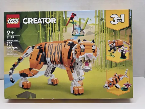 LEGO Creator 3 in 1 Majestic Tiger - #31129 - Factory Sealed - Brand New 
