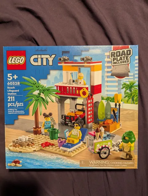 LEGO CITY: Set #60328 Beach Lifeguard Station (RETIRED)  NIB