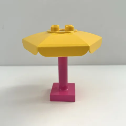 Lego Duplo 10844 Minnie Furniture Patio 92002 Yellow Umbrella 93353 Pink Column