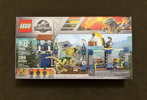 LEGO Jurassic World Dilophosaurus Outpost Attack 75931 Park Retired NEW