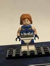 LEGO DC Lighning Lad Minifigure Blue/White Outfit w/ Belt & Lightning Print