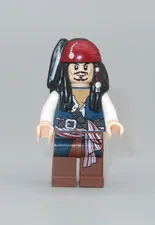 LEGO Pirates of the Caribbean Captain Jack Sparrow minifigure 4192 4191 4183