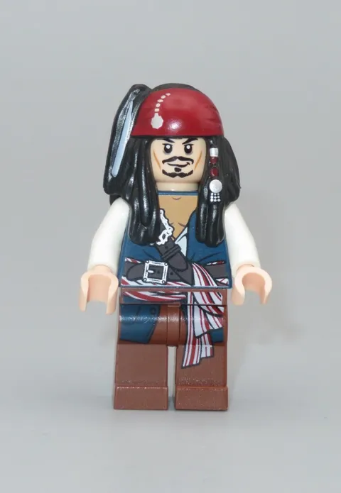 LEGO Pirates of the Caribbean Captain Jack Sparrow minifigure 4192 4191 4183