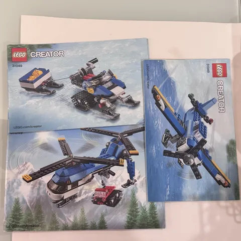LEGO Creator Twin Spin Helicopter 31049 3-in-1 INSTRUCTIONS ONLY