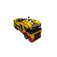 LEGO Technic Flatbed Truck 8109 Retired Road Service Tow Truck with Car READ