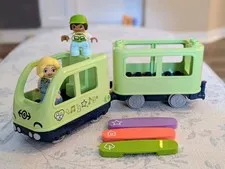 Lego Duplo 10427 - Interactive Adventure Train Engine, Passenger Car, and Tiles