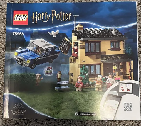 LEGO Harry Potter 4 Pivet Drive #75968 Instruction Manual Only 2020