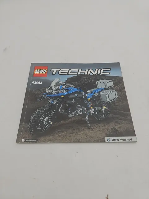 RARE Lego Technic 42063 BMW R 1200 GS Adventure Hover Ride Instruction Manual