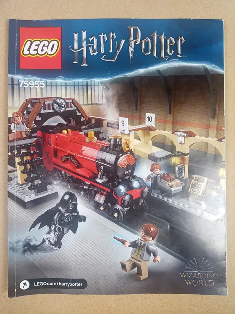Harry Potter Lego INSTRUCTIONS For Hogwarts Express Train 75955 — MANUAL ONLY