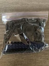 LEGO? BLACK COLOR 125+ PIECE LOT VARIOUS SIZES & SHAPES PREOWNED PLEASE READ!