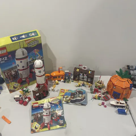 Lego Spongebob Lot - 3841, 3833, 3831, 3830 - Various Condition - Sets - B