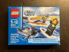 LEGO City: Surfer Rescue 60011 New Unopened Box  Retired