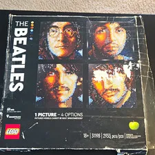 LEGO Art The Beatles 31198 NEW In Box,  Insides Complete,  Box Damaged.