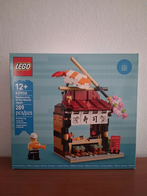 LEGO 40906 Restaurants of the World: Japan Sushi Restaurant GWP - New & Sealed!
