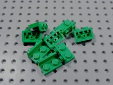 LEGO Lot of 8 Green 1x2-1x2 Inverted Brackets BM