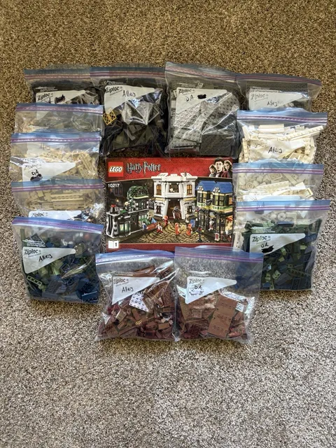 LEGO Harry Potter: Diagon Alley (10217) | Complete W/ Extra Pieces (See Details)