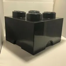 LEGO 4 Stud Stackable Storage Brick Black B45