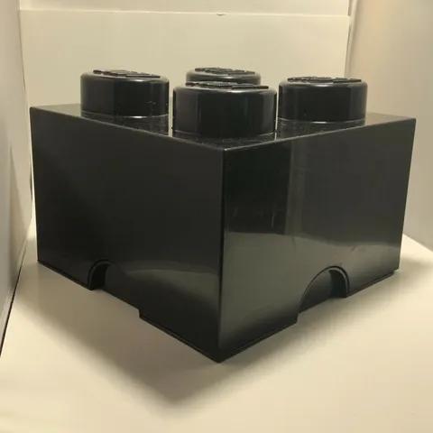 LEGO 4 Stud Stackable Storage Brick Black B45
