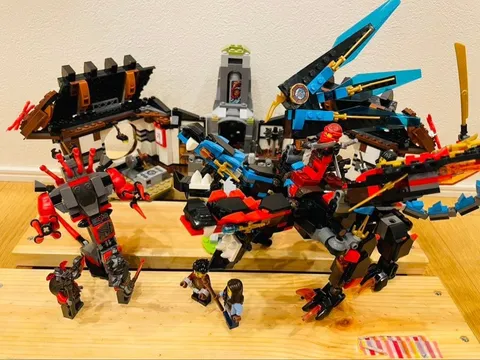 LEGO NINJAGO The Hands Of Time Dragon's Forge 70627 In 2017 Used Retired Comp
