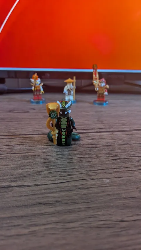 LEGO NINJAGO ACIDICUS minifigure green snake 9450 njo0066