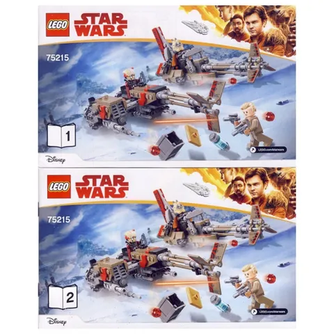 Lego Star Wars SWOOP BIKES (75215) Instruction Manuals Only (No Lego) - New