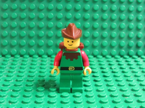 LEGO Castle Forestman Minifigure Basket backpack basket Red RF27