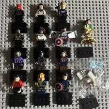 LEGO Marvel studios Minifigures 71031 Great Condition 14 With Stands
