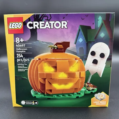 LEGO Creator Seasonal Halloween Pumpkin 40697 Box Set 254pcs 8+ Light Brick