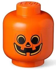 LEGO Room Copenhagen Storage Head, Dark Orange,🎃Pumpkin Face Trick or Treat...