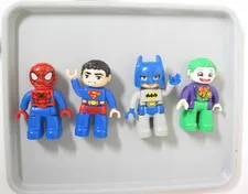 Lego Duplo Spiderman, Superman, Batman, Joker- 4 Pcs