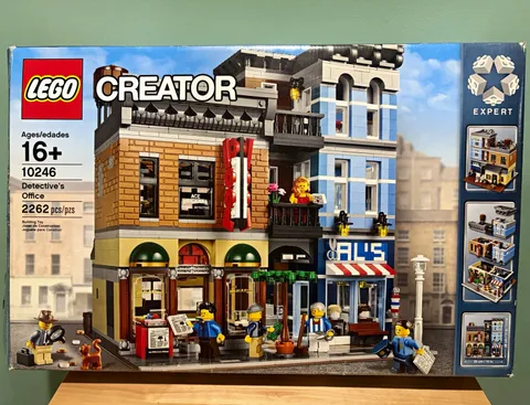 LEGO Creator Expert 10246 Detective’s Office 2262pcs 16+ w/ Box Instructions