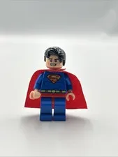 Lego Superman Minifigure Sh003 From Set 6862 Superman Vs Power Armor Lex