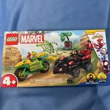 LEGO Spider-Man: Spin and Electro Dinosaur Vehicle Chase (11198)