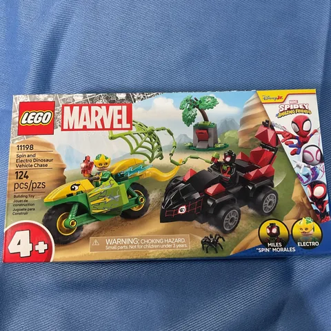 LEGO Spider-Man: Spin and Electro Dinosaur Vehicle Chase (11198)