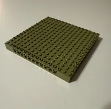Genuine LEGO Olive Green 16x16 Technic Brick #65803