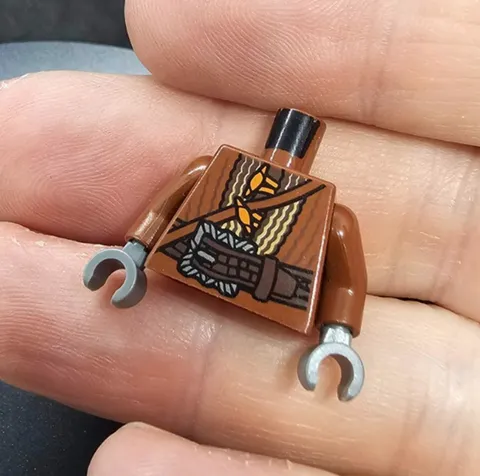 LEGO Minifigure Oin the Dwarf lor056 'TORSO ONLY' Hobbit Barrel Escape Set 79004