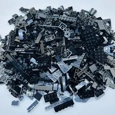 Lego Bulk Lot Black 2 lbs Pounds Bricks Plates Blocks Star Wars Space B3