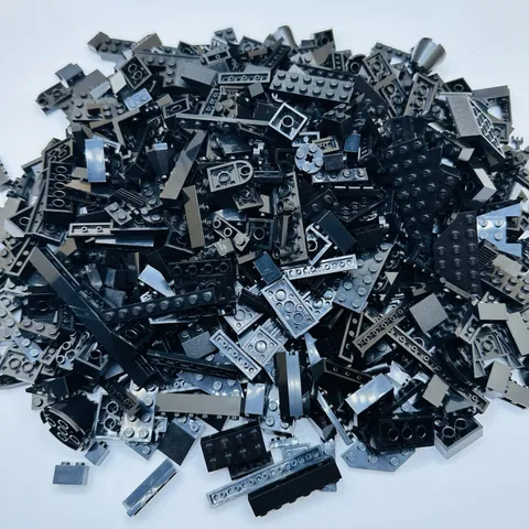 Lego Bulk Lot Black 2 lbs Pounds Bricks Plates Blocks Star Wars Space B3