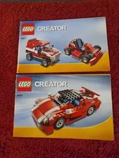 Lego Creator Super Speedster 5867 Building Instructions Booklet Only Manual