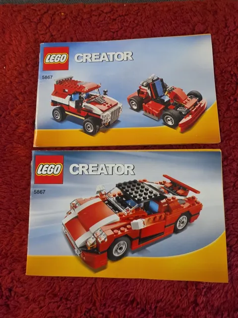 Lego Creator Super Speedster 5867 Building Instructions Booklet Only Manual